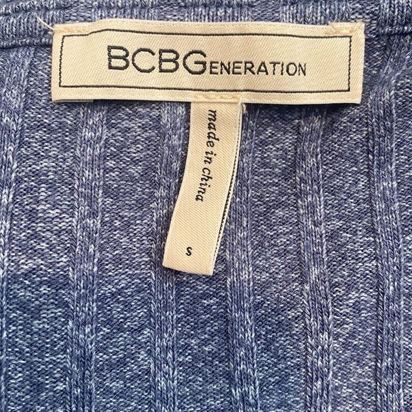 🎉BCBGENERATION
Knit Tie Front Jumpsuit Denim Blue Size S fits like a S(6) - Picture 6 of 12